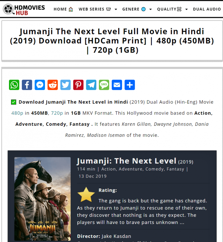 HDmovieshub 2021 900mb Movies Hindi Dubbed Full HD Download