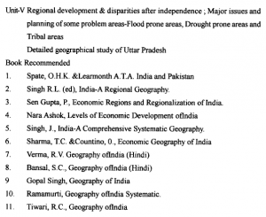 B.A. 2nd Year Geography Syllabus 2021 PDF Download | BA Second Year